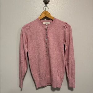 Ann Taylor Loft Pink Cardigan Sweater - Size XS